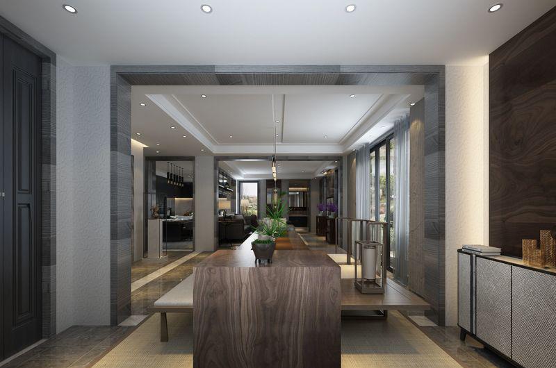 贵阳现代轻奢黑白灰别墅-51