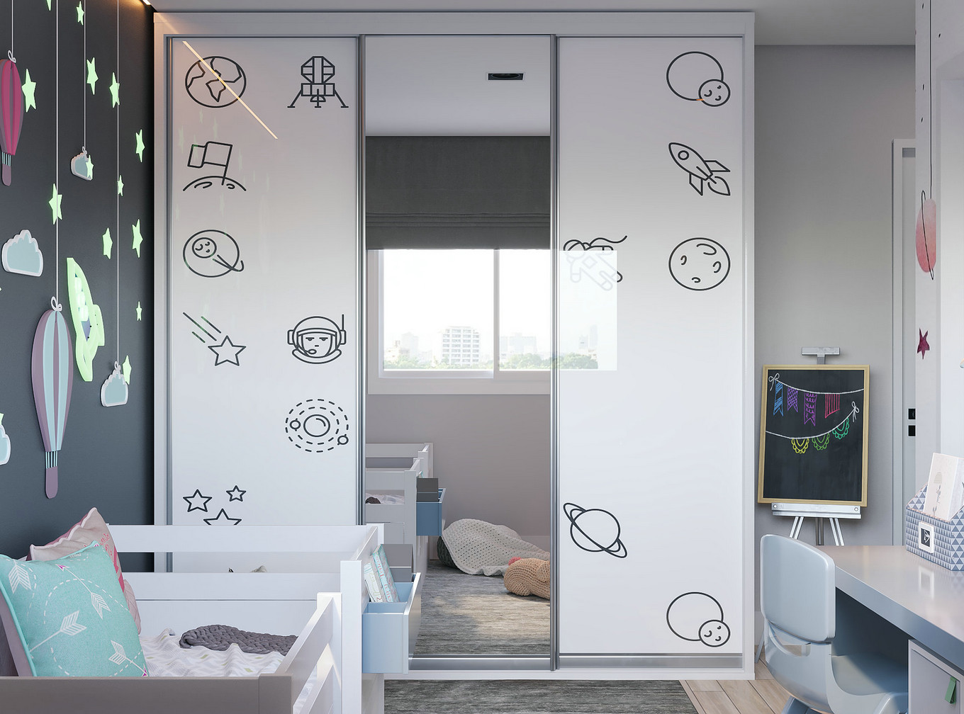 简约前卫现代风，清新美好空间-14