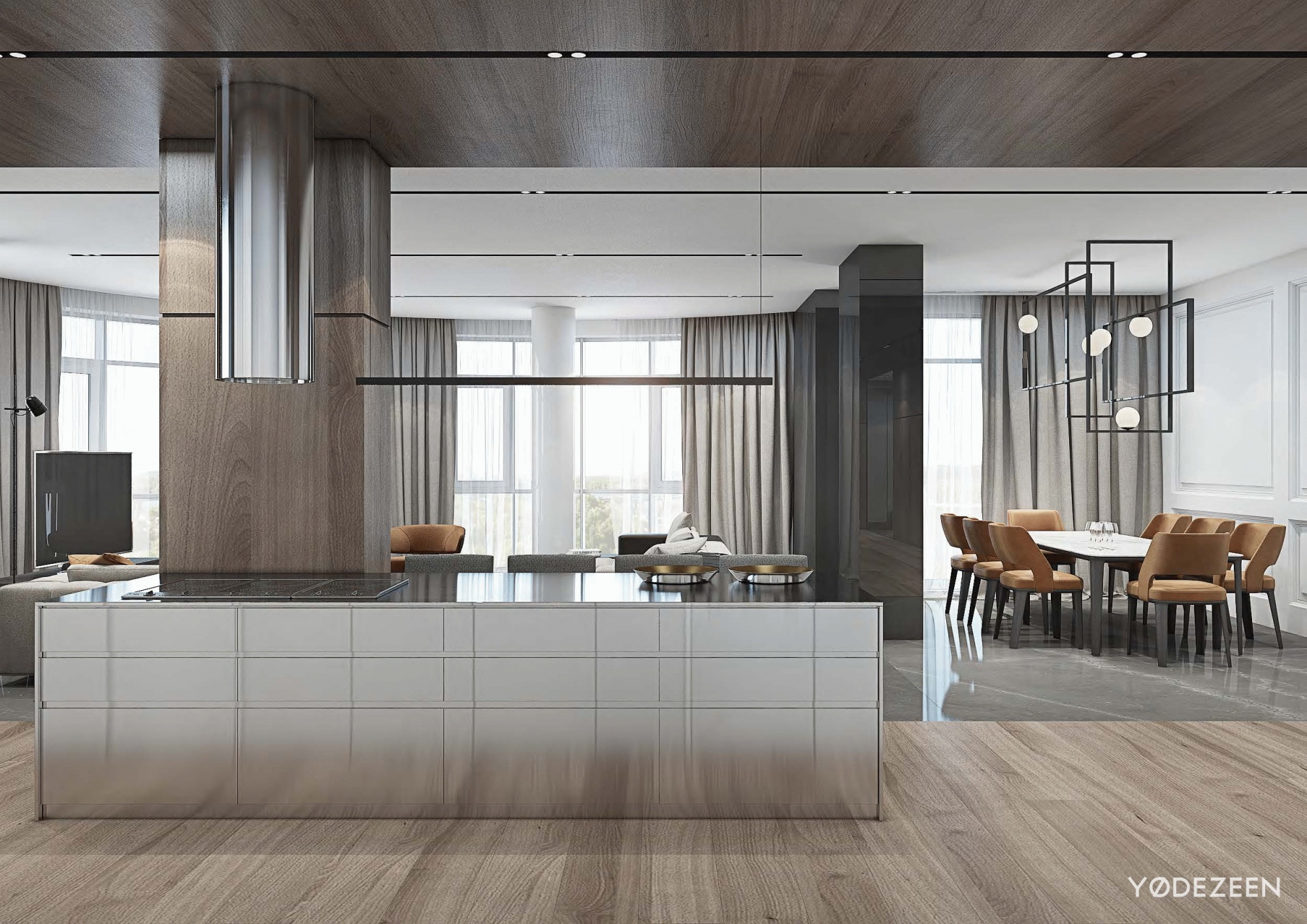 VERSATILEINTERIOR OF A SPACIOUS Yodezeen Architects-18