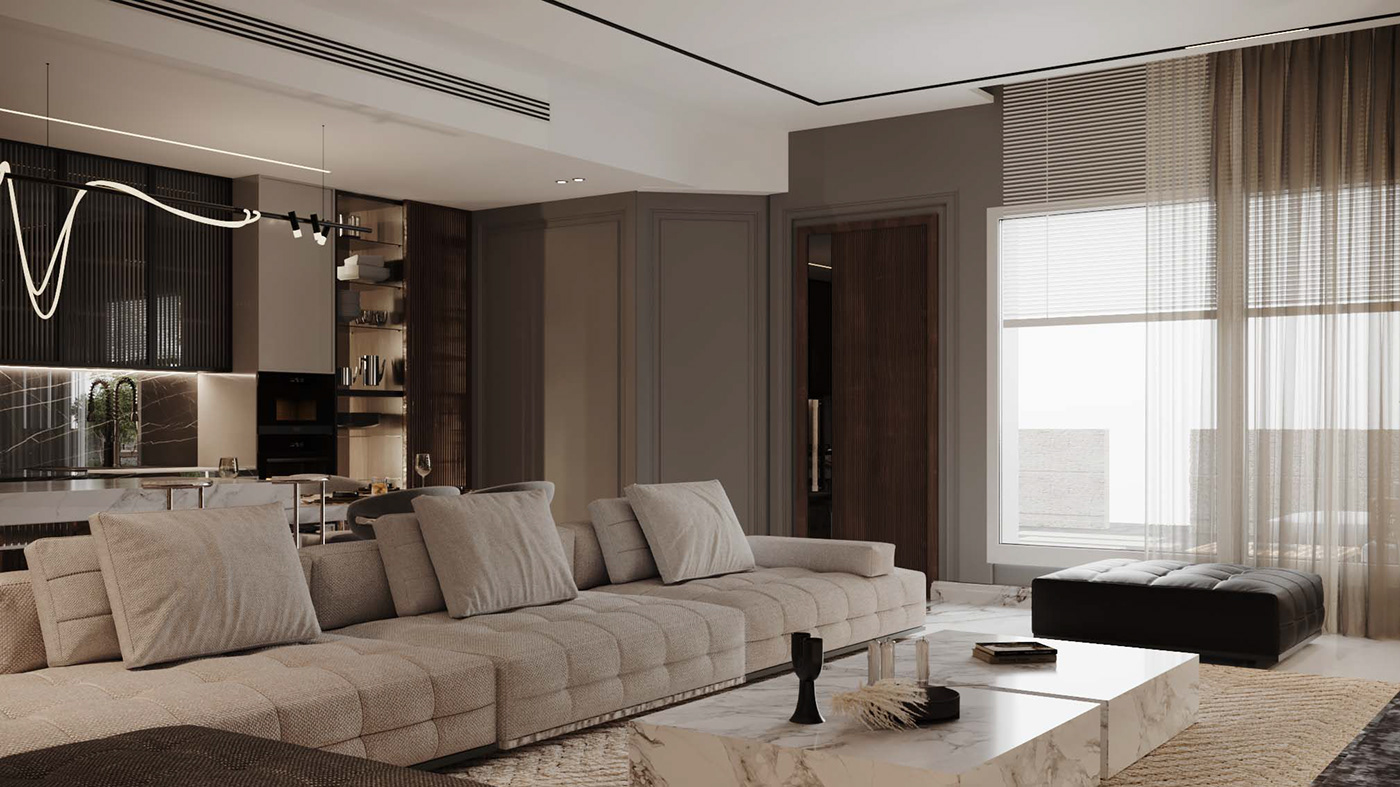 深色静谧空间  营造家的温馨感！-2