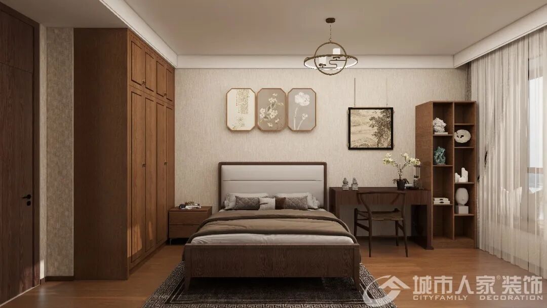 城市人家||城建京府168平方，复古原木，邂逅理想家~-15