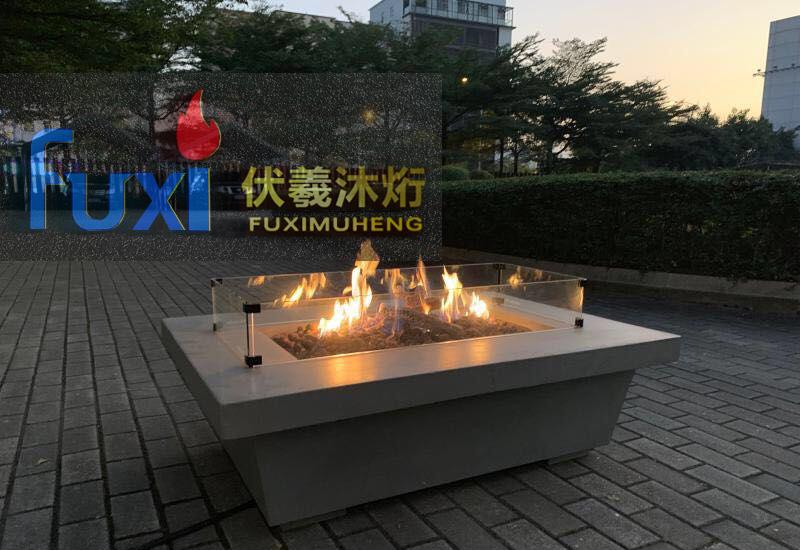 伏羲燃气壁炉打造真火采暖休闲区-22