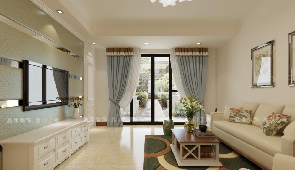 首创暖山 105㎡简欧三居室 温馨明亮空间设计-16