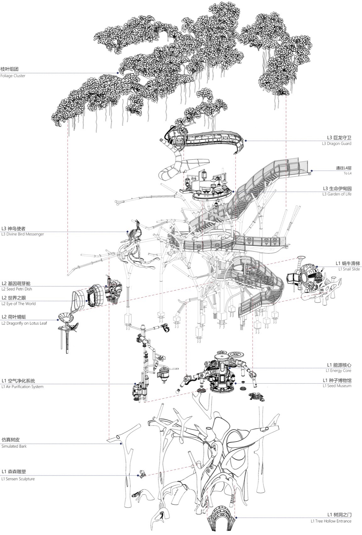 重庆光环花园城 · 世界树丨中国重庆丨WTD纬图设计,喜随设计等多家团队-31
