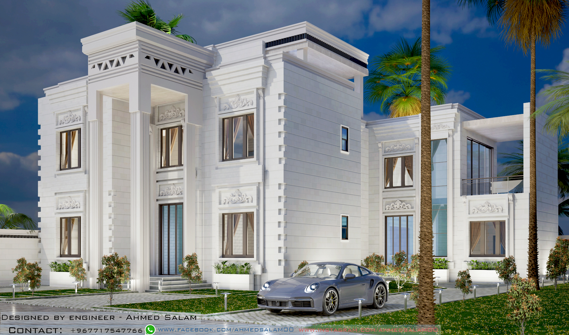 Classic style Residential Villa Design No 139.-12