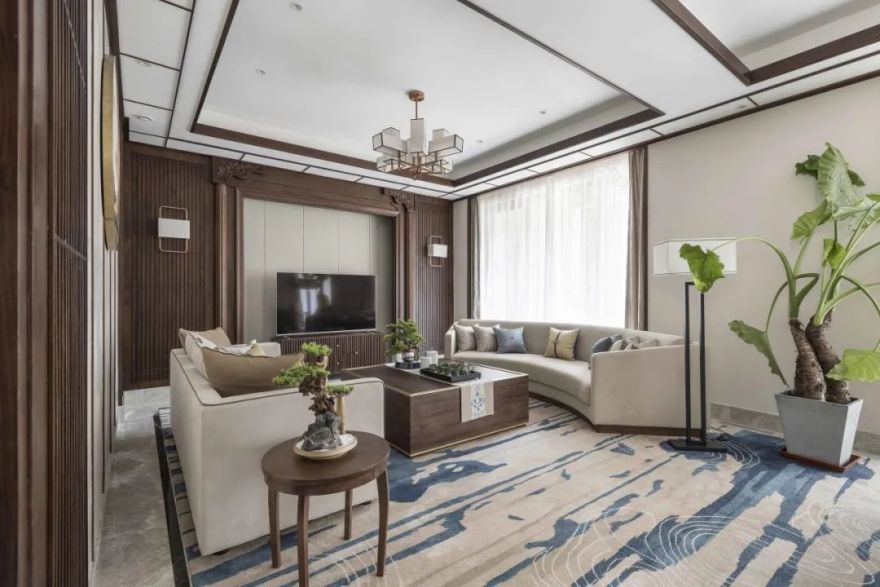 别墅非家装丨1100平方新中式,闲雅宁静的意蕴美-28