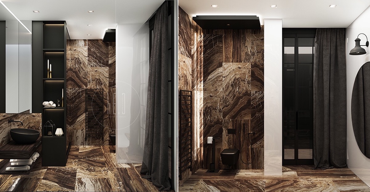 红+黄+绿 三色构造优雅复古家居 | he.D group-28