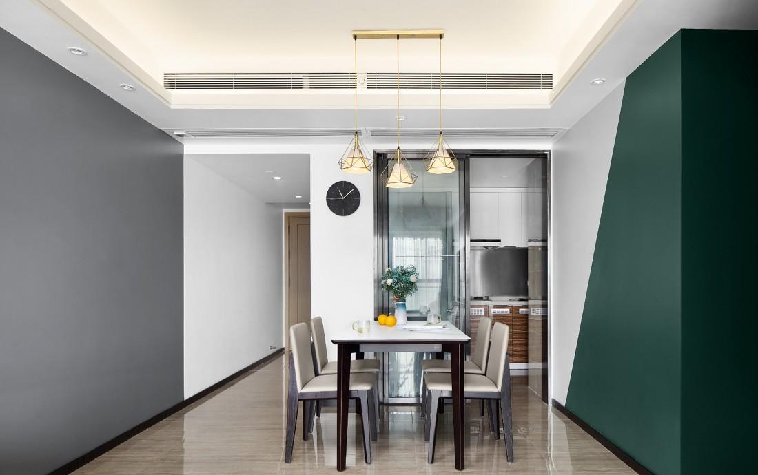 301设计研究所丨平层丨复古色彩与现代元素的完美融合-15