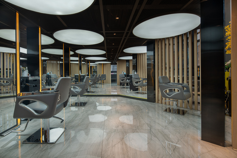 GS美业集团——简约时尚的美发空间设计-12