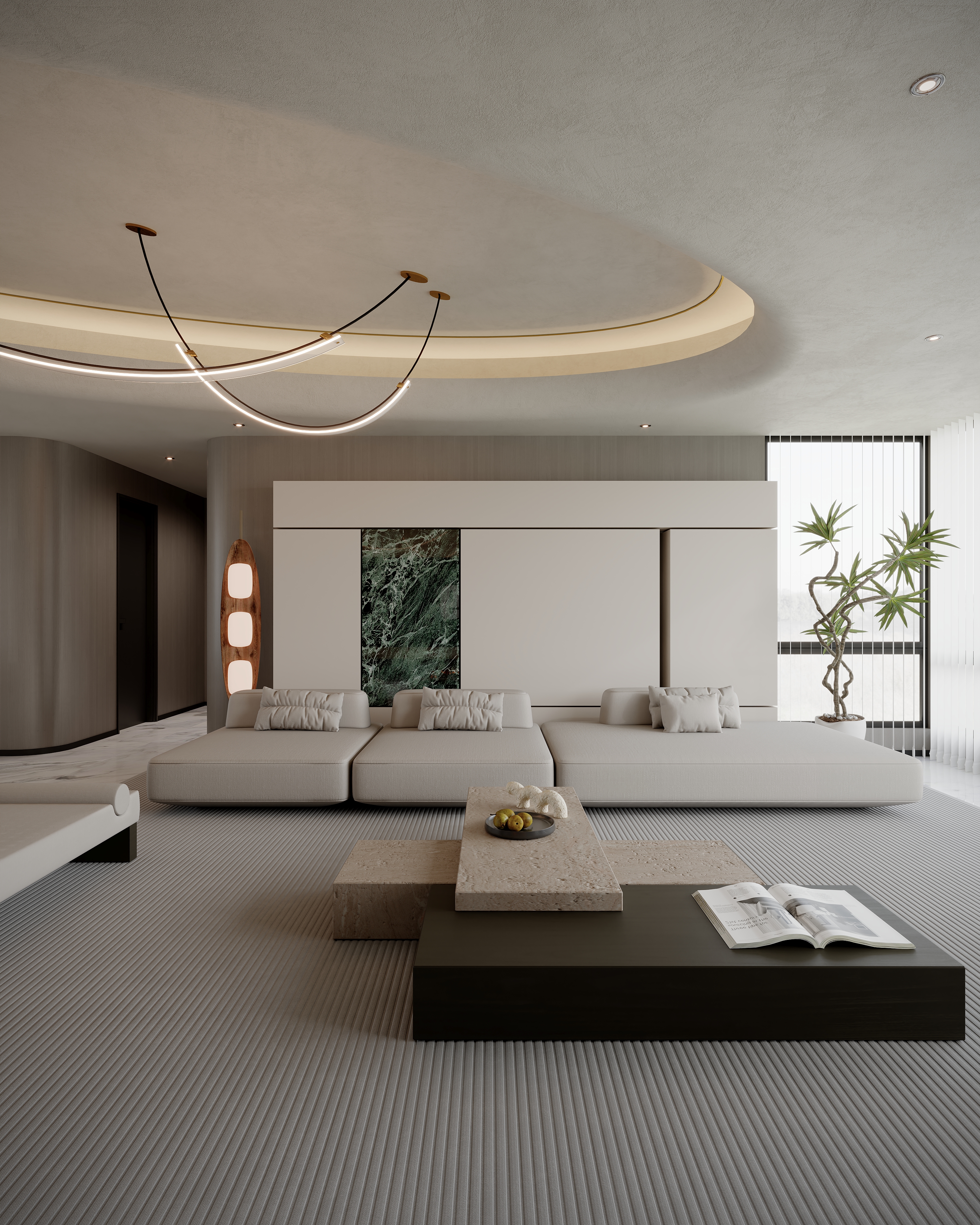 现代家装渲染  鹏大空间丨鹏大空间表现团队-12