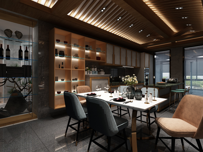 奥德鹰展厅低调奢华设计-4