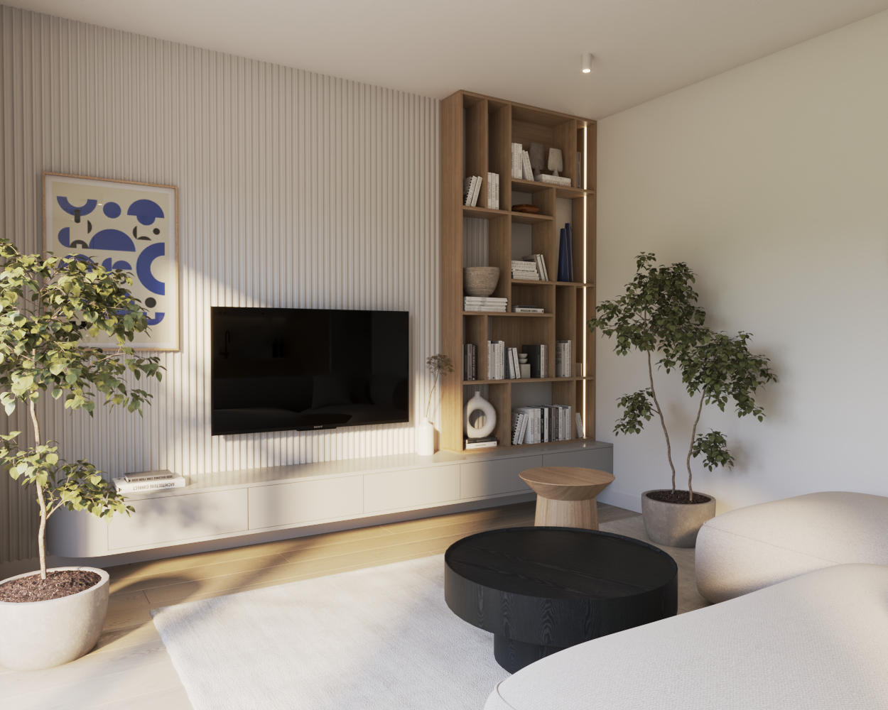 blue accents apartment-2