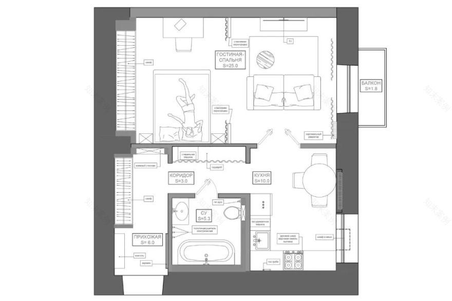 50㎡,这样的小宅,令人向往!-31