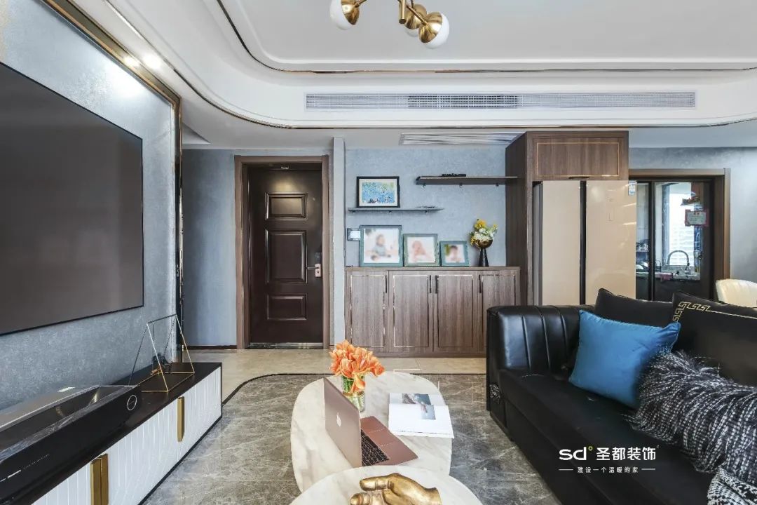 浙江杭州 120㎡现代轻奢,全屋收纳客厅,品质生活新定义-19