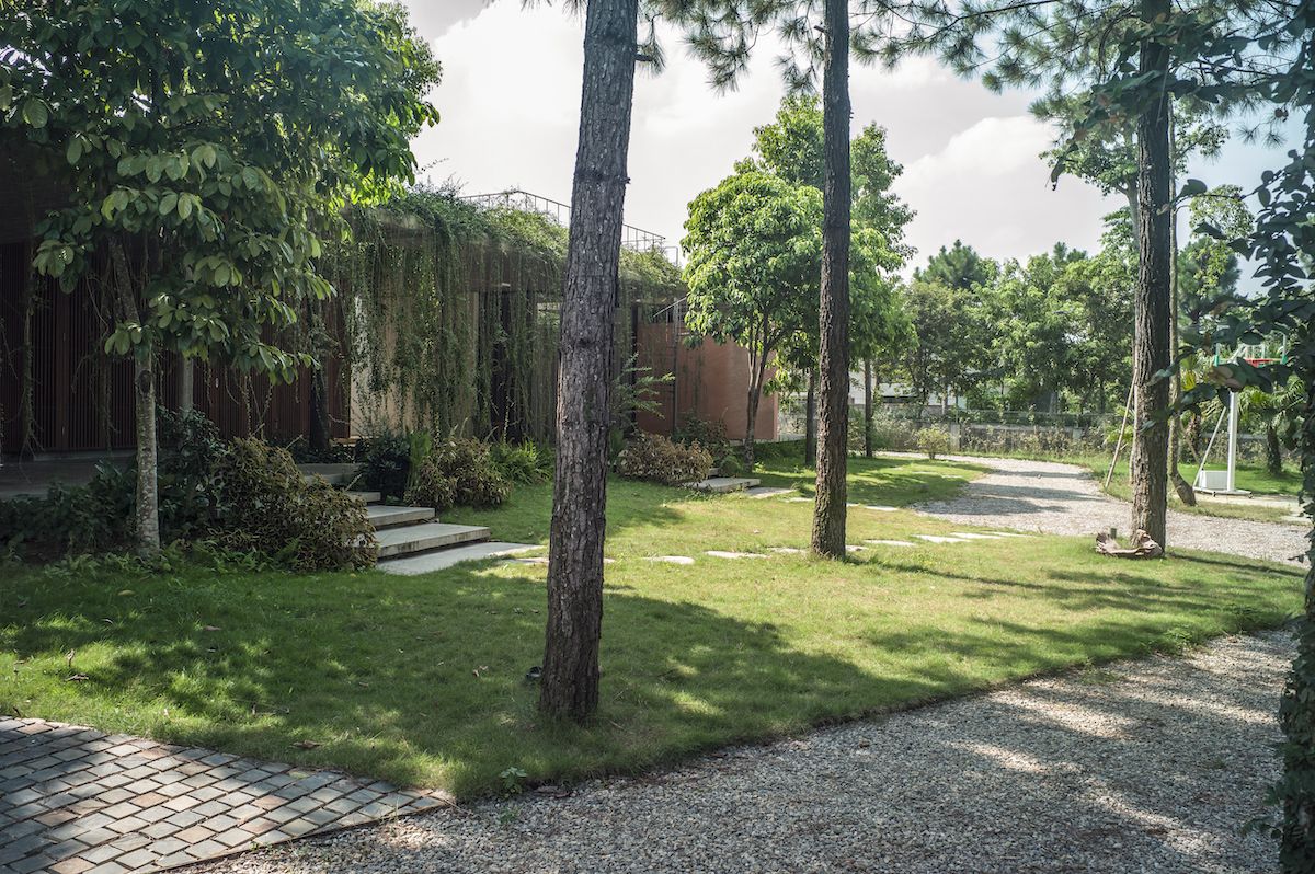 Ba Vì森林中的开放互动生活空间-3