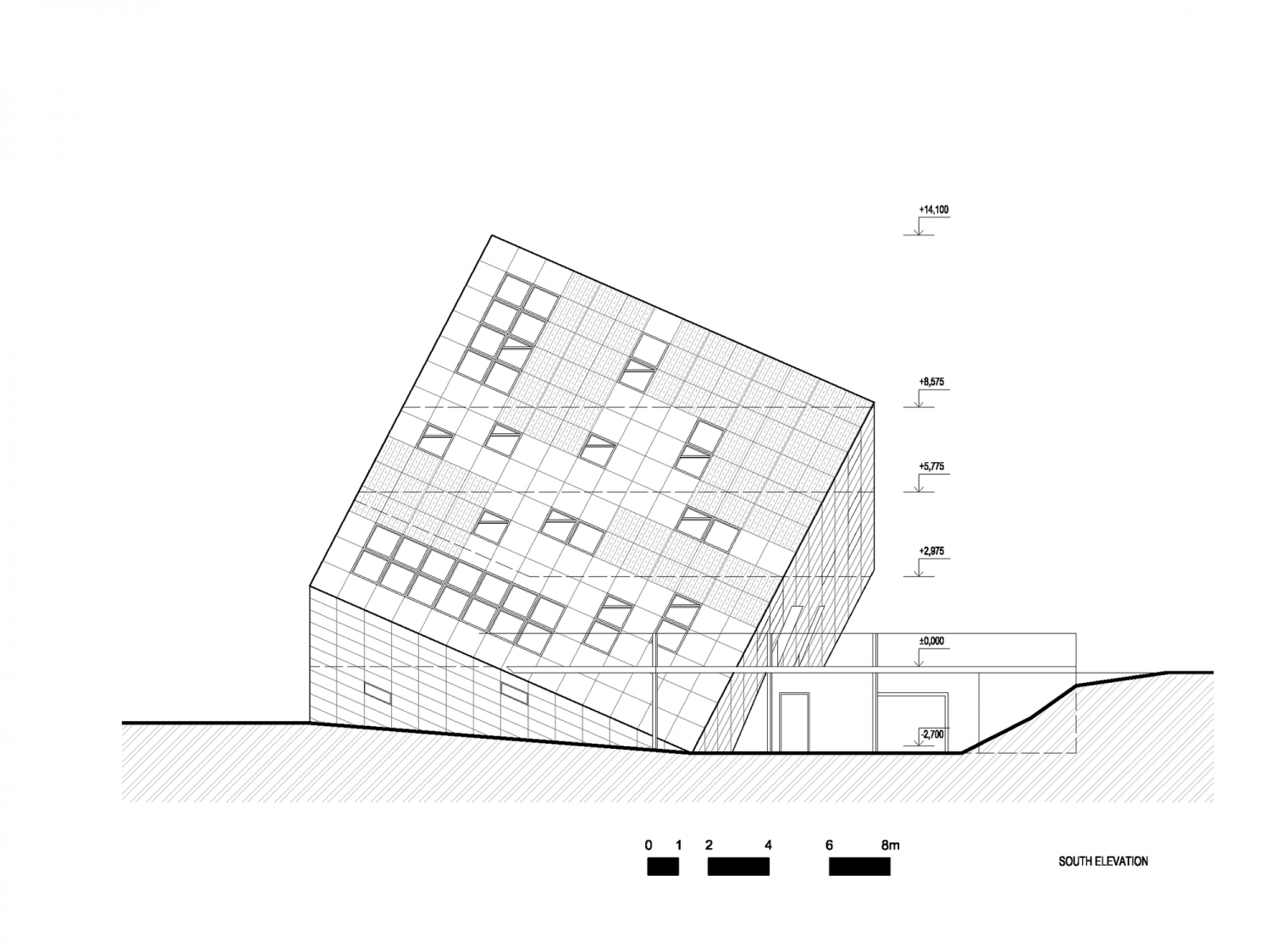 斯洛伐克高塔特拉山环保小屋,璀璨玻璃幕墙融入自然-40