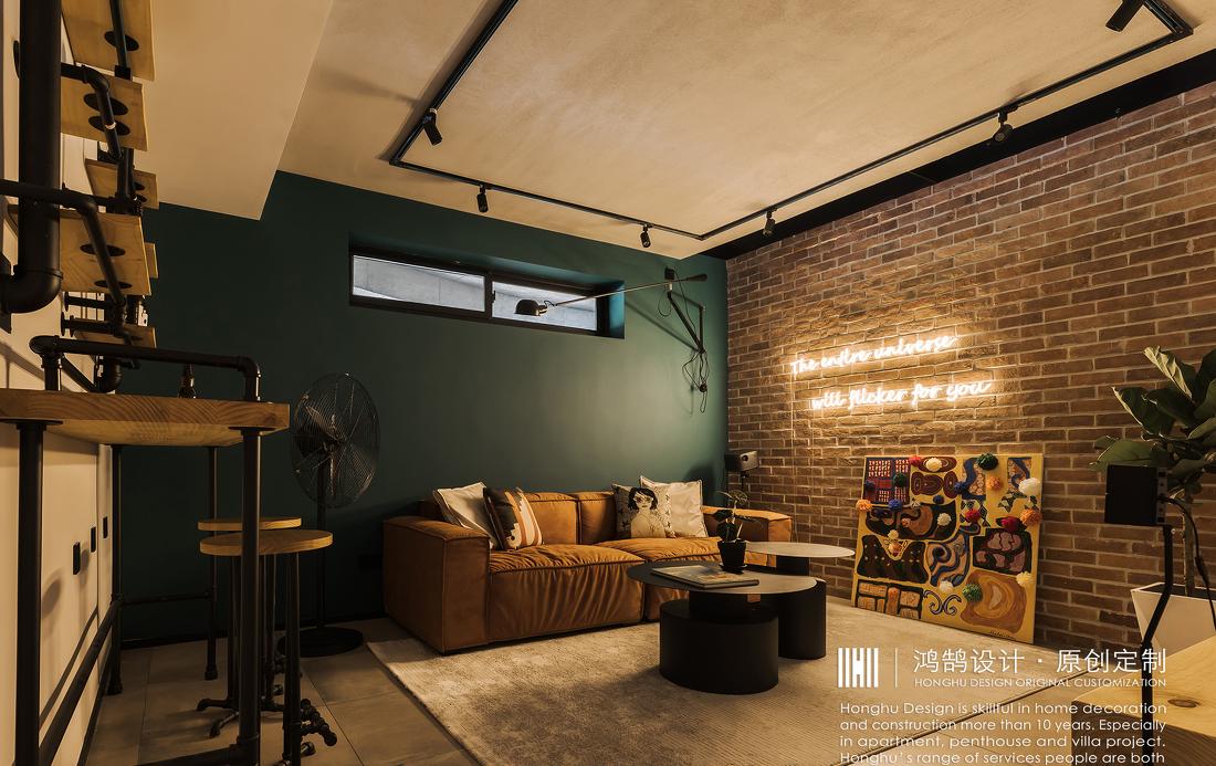 工业风哥特萝莉式住宅丨中国上海丨上海鸿鹄设计-0