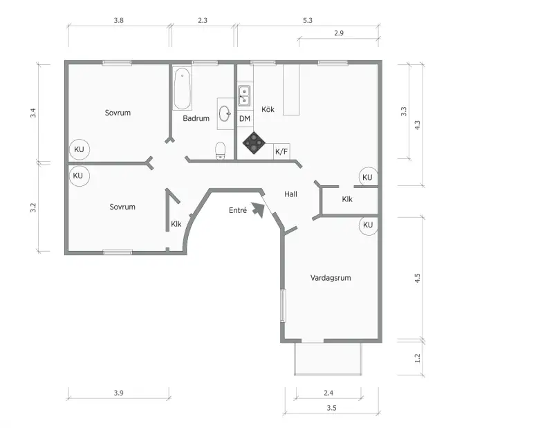 瑞典复古风公寓 | 色彩与历史的完美融合-17