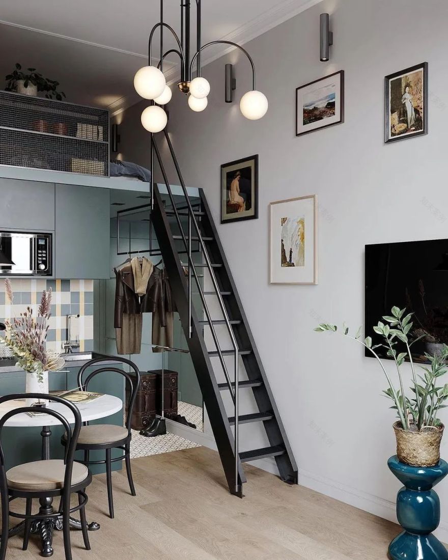 13㎡极致收纳公寓丨designcorner.spb-8