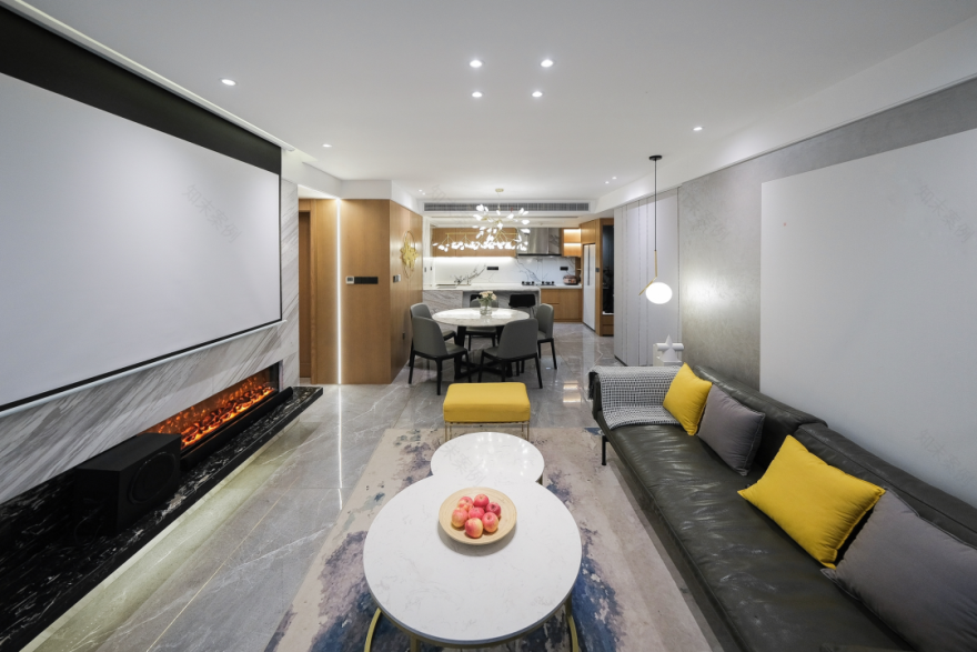 康桥融府平层公寓设计丨中国重庆丨WINYE 云也空间设计研究社-15