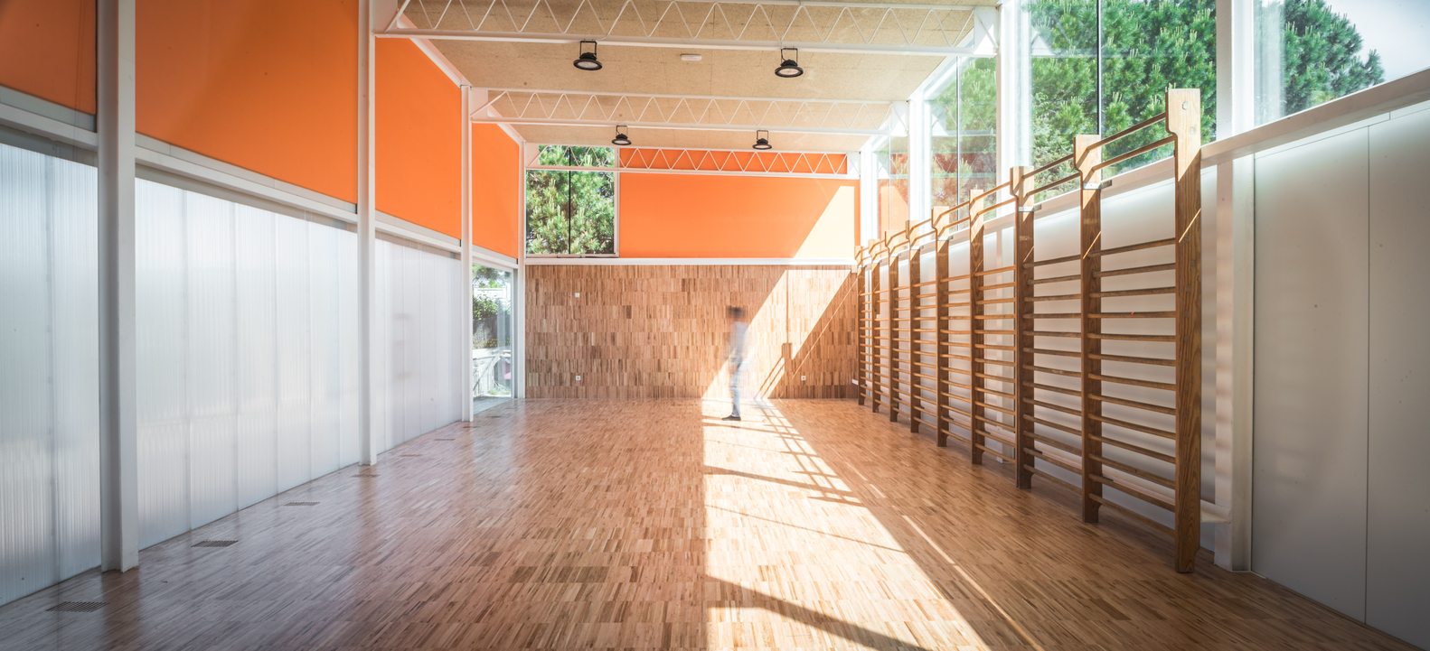 西班牙NuestraSeñorade Lourdes学校体育馆-11