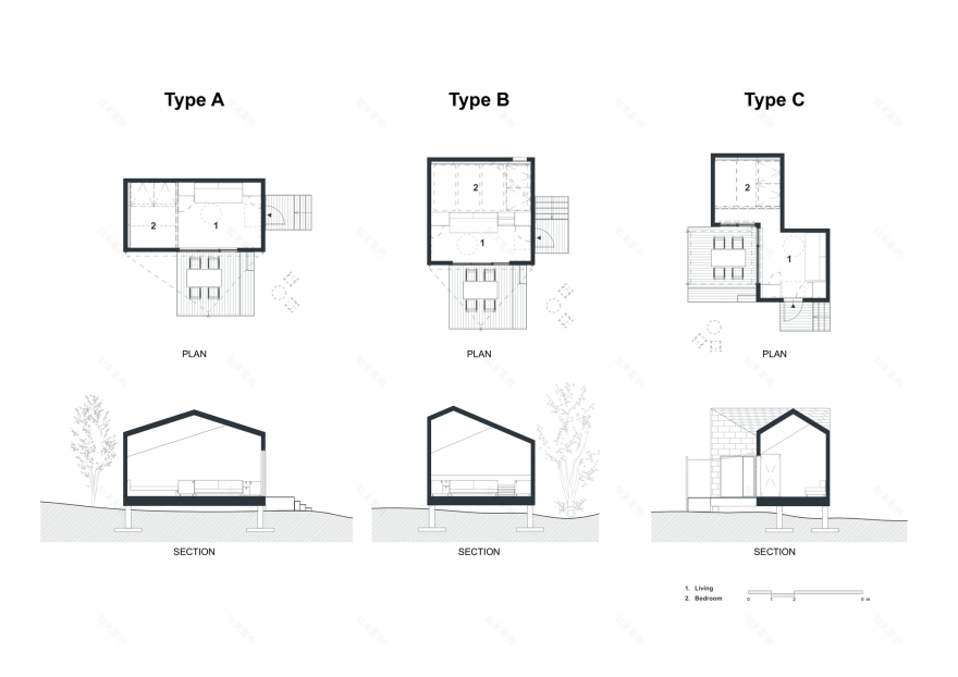 里山露台丨日本丨Tatsuro Sasaki Architects-31