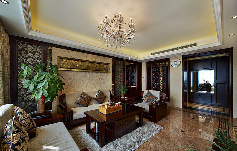 四室两厅现代中式风格-3