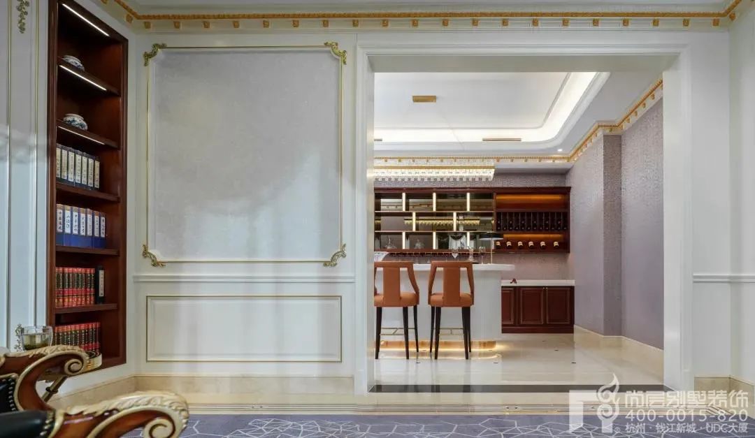 新古典主义 1200㎡独栋别墅设计丨尚层别墅装饰-46