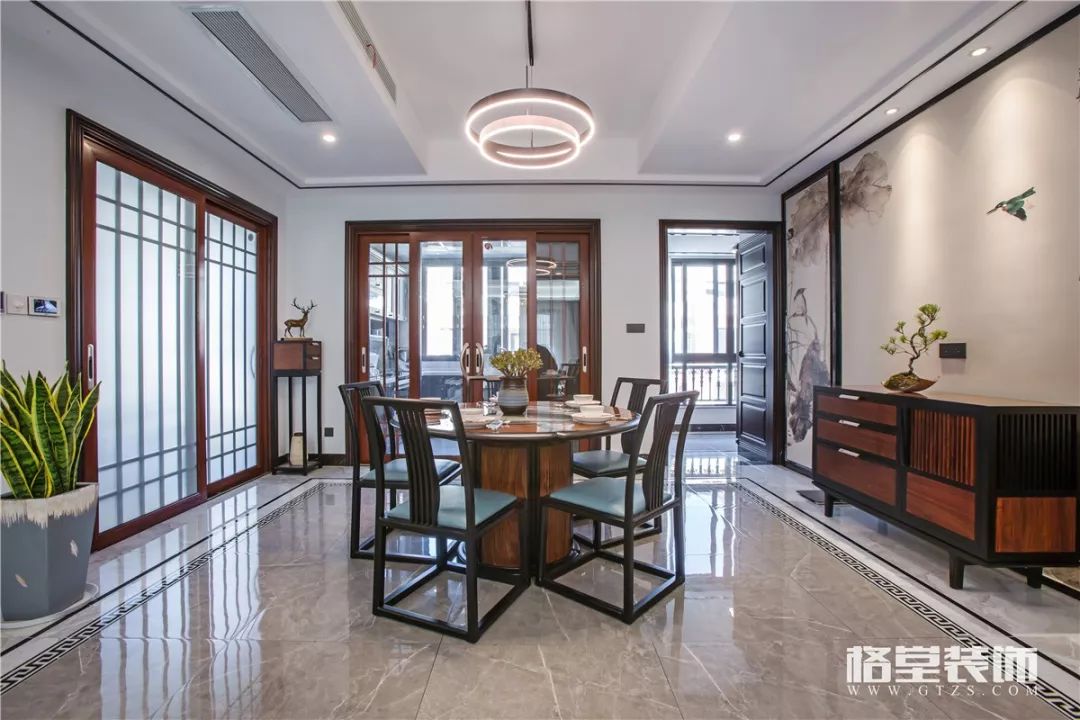 郁金香郡·闲适雅居 | 新中式风情空间设计-30