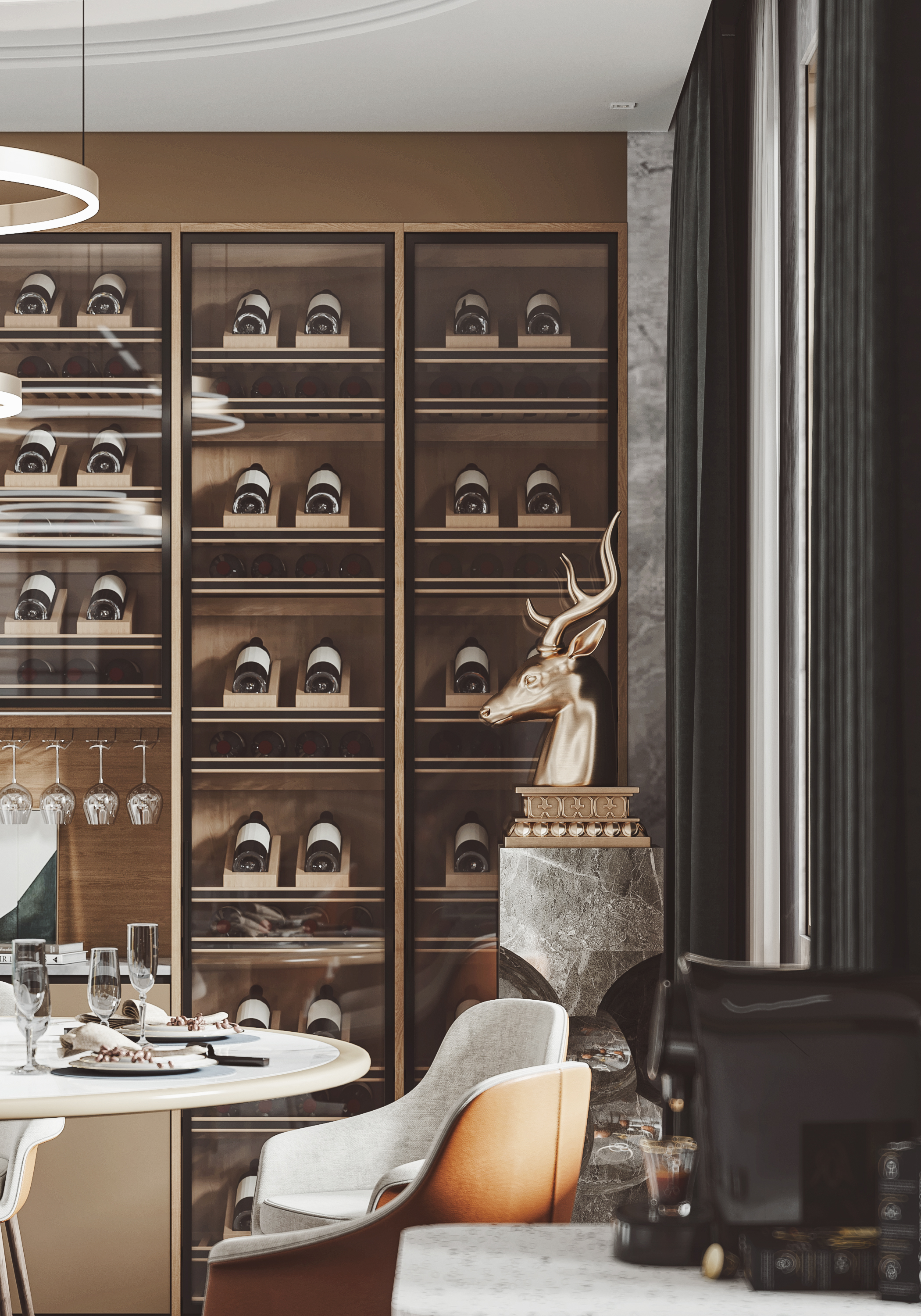 北京别墅室内表现-2