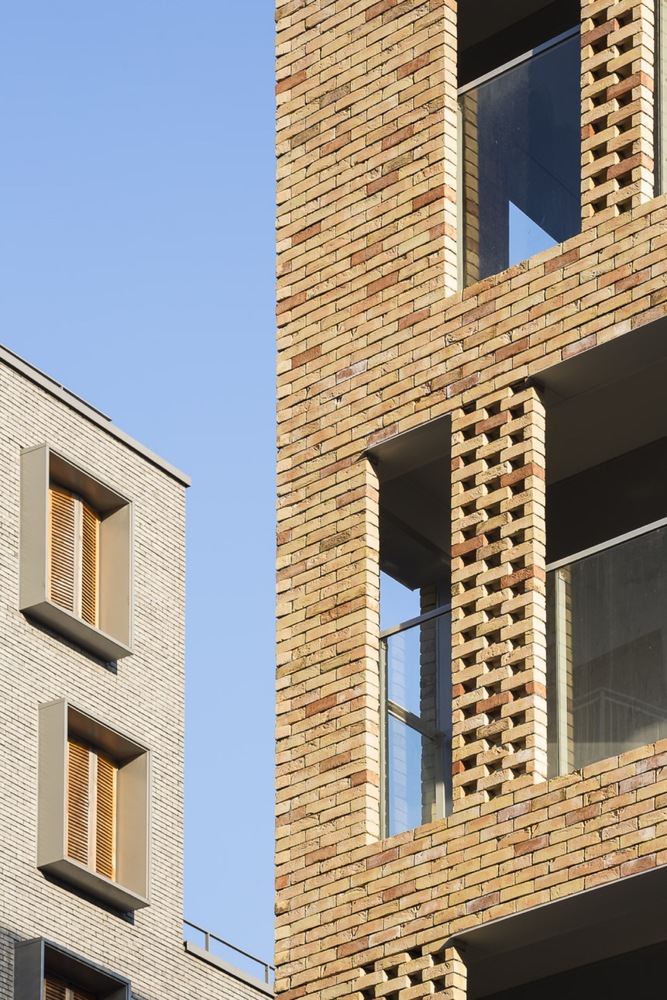 巴黎生态区砖砌云层公寓-59