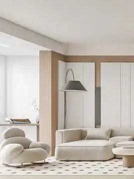 OriginalDesign|作品赏析|润府143平竖厅，原木与大白墙的碰撞，藏着收纳与美学的双重惊喜-31