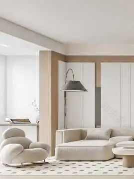 OriginalDesign|作品赏析|润府143平竖厅,原木与大白墙的碰撞,藏着收纳与美学的双重惊喜-31