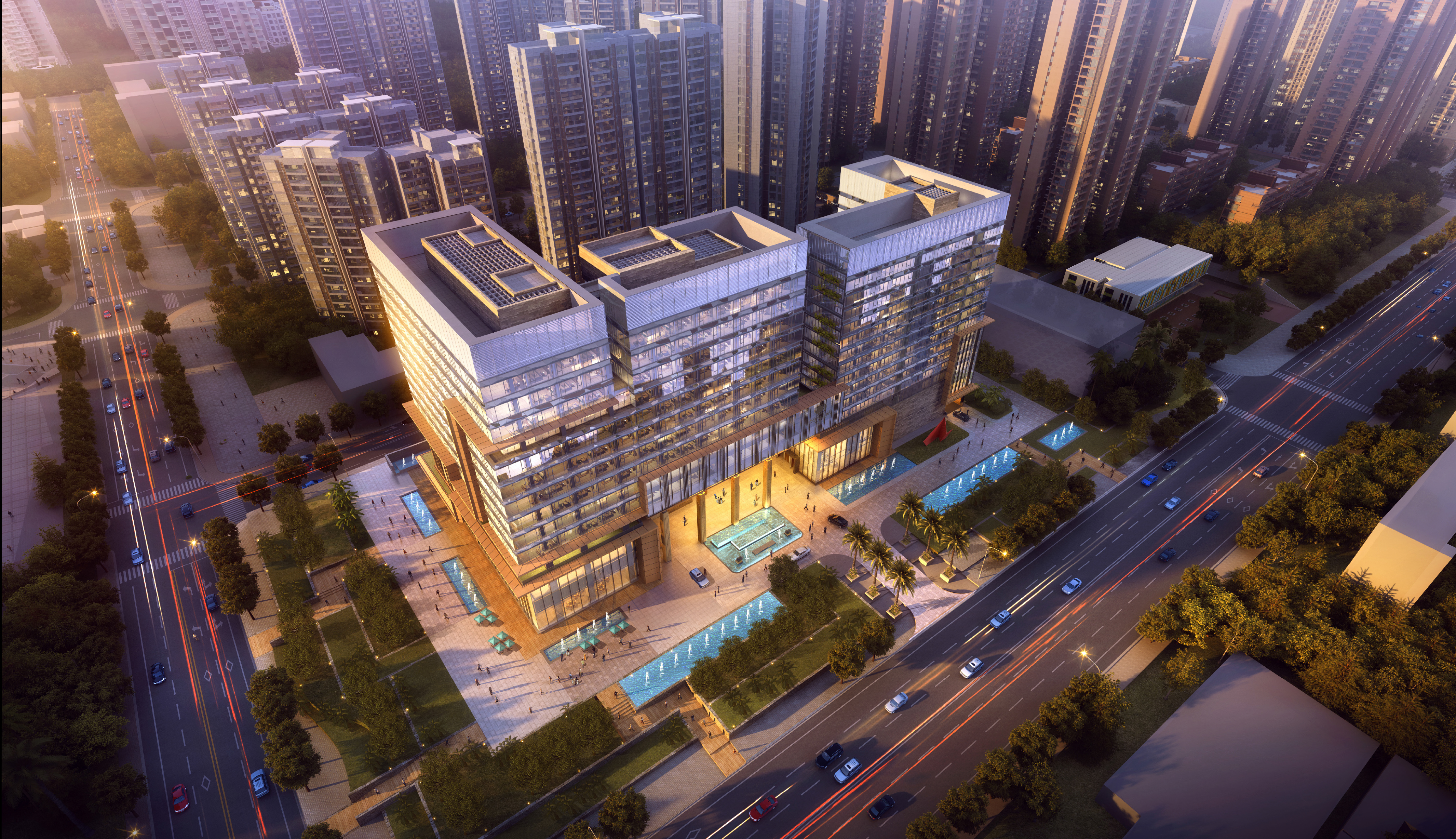 深圳机场希尔顿双树万怡酒店丨中国深圳丨深圳华筑建筑工程设计有限公司-8