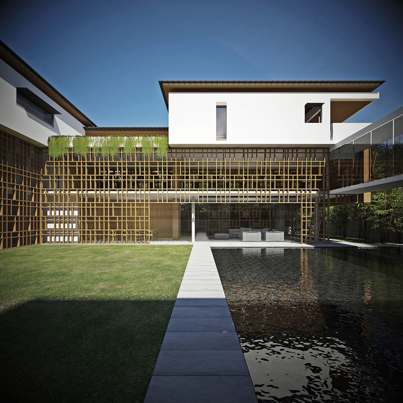 The Courtyard House Brewin Design Office-5