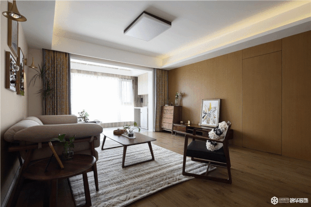 金浦御龙湾 140㎡日北混搭风,自然温暖的多功能家-9