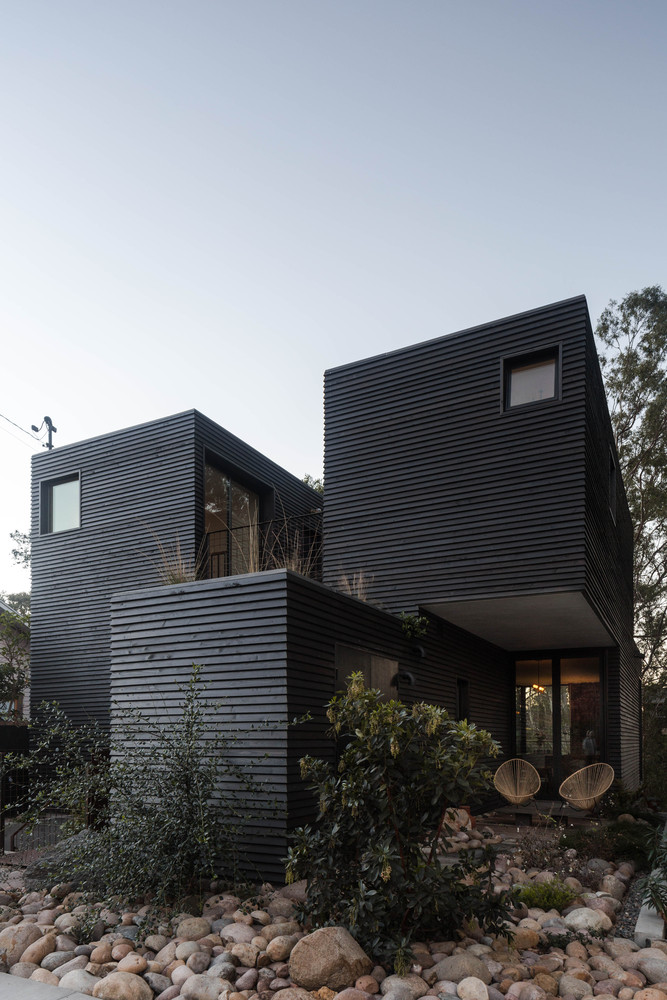 Redwood House 融入峡谷的现代住宅设计-21