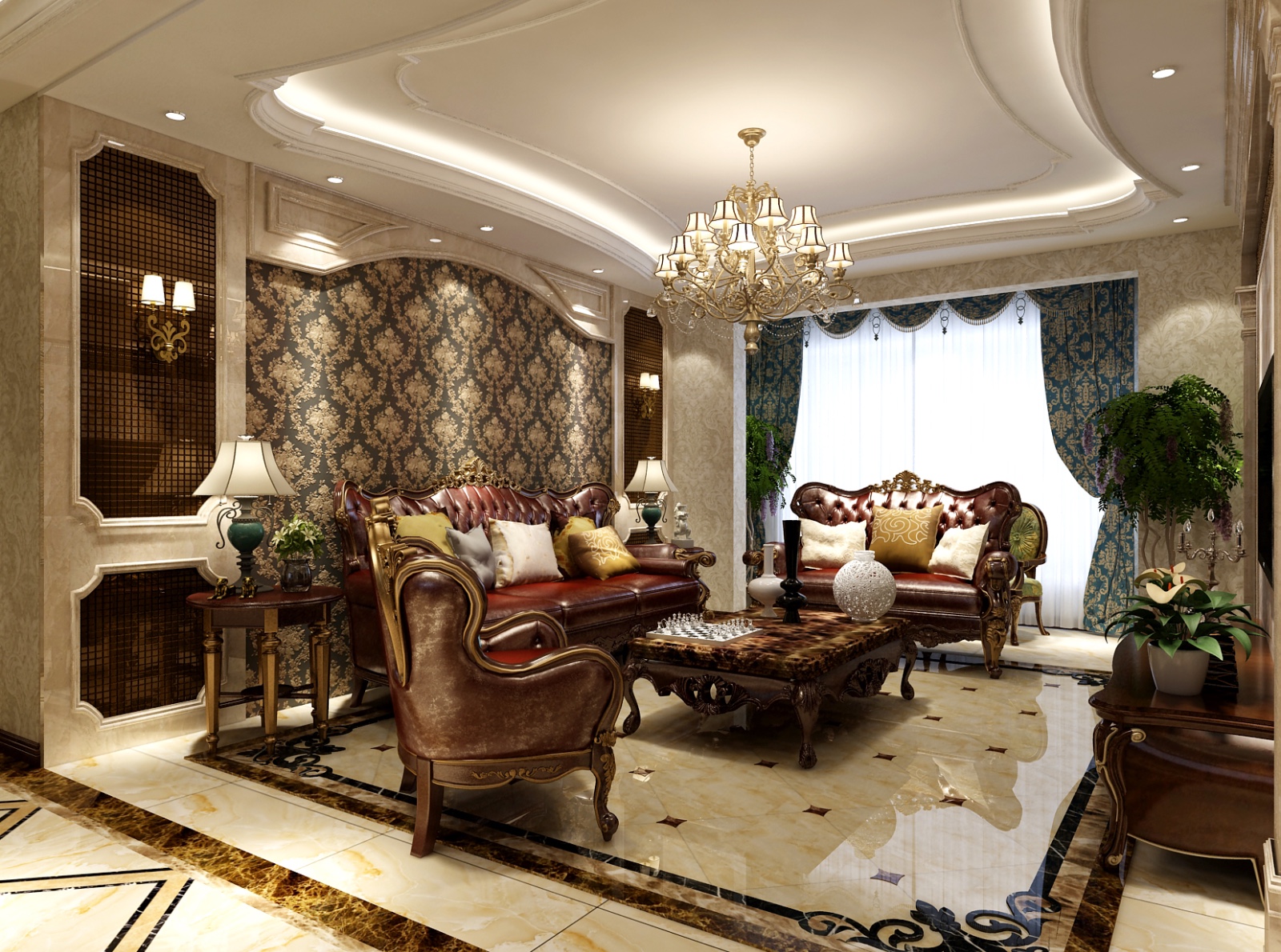 新东方天地140平古典欧式-6