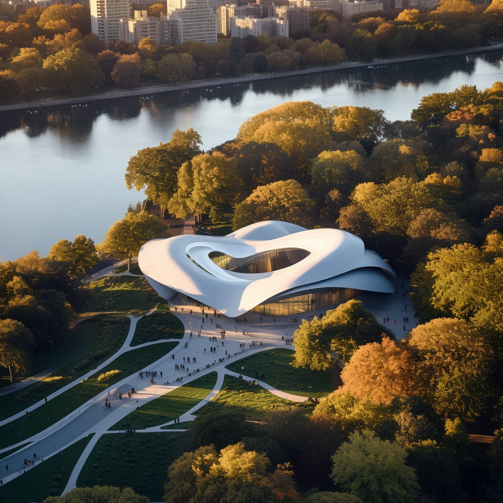 Pavilion Inspired by Zaha Hadid-2