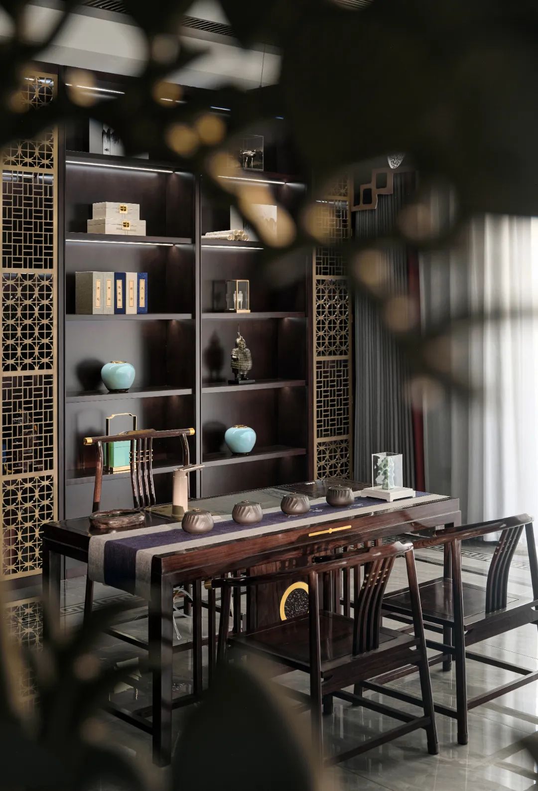 汊河别墅新潮东方 中式风格丨中国滁州丨山舍设计-32