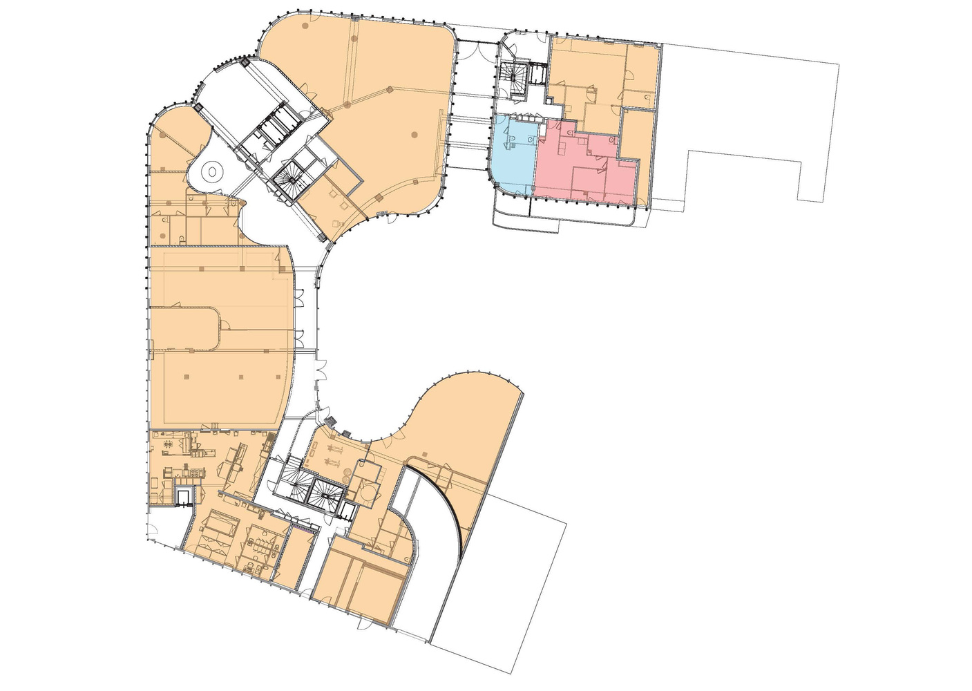 
将绿色和自然光融入集托儿所老年公寓一体的住宅楼设计 - 戈者设计 | 戈者设计-28