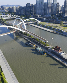 杭州大运河门户桥丨中国杭州丨扎哈·哈迪德建筑事务所（ZHA）