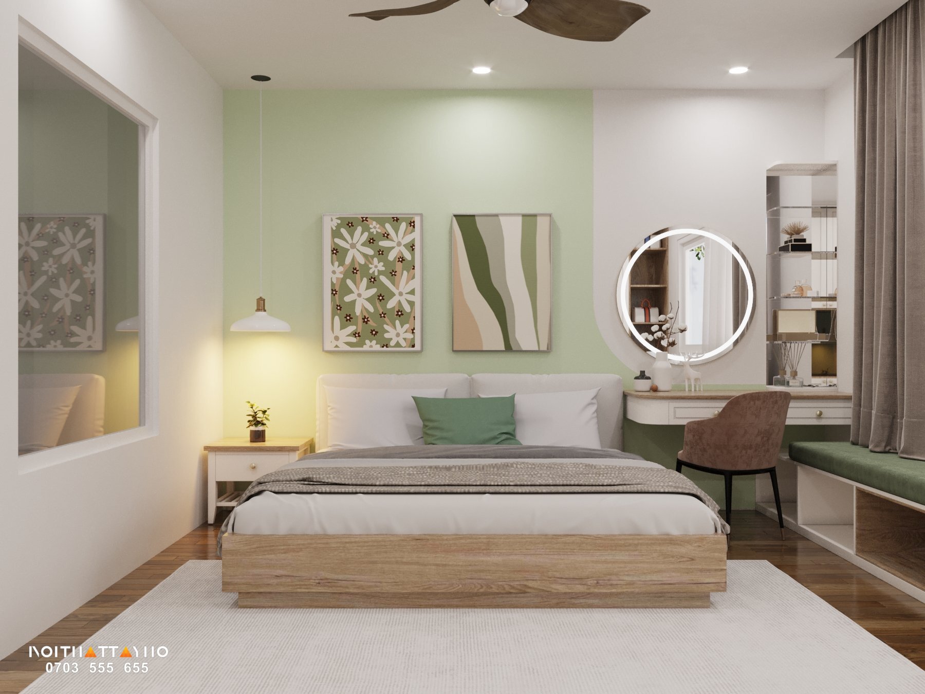 Indochine  Rustic 风格别墅室内设计丨越南河内丨Tay Ho 家具公司-33