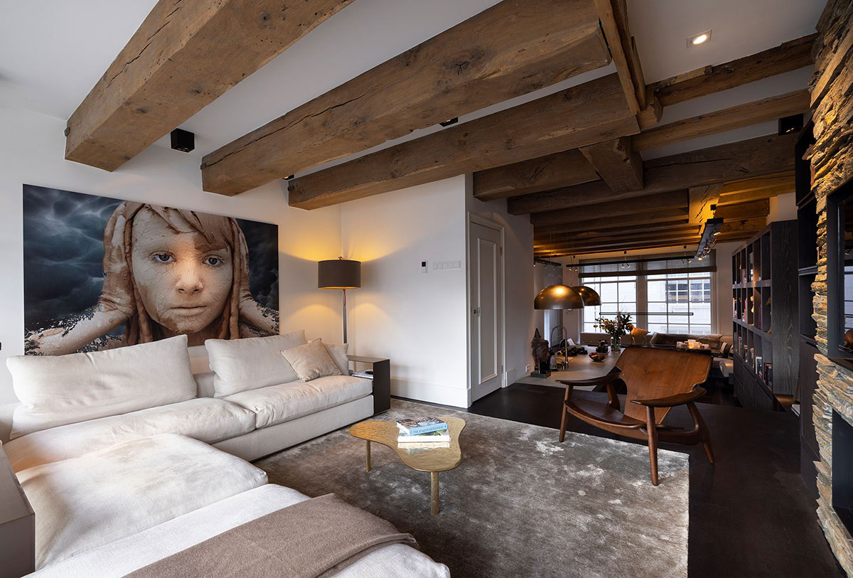 Amsterdam 独特运河屋,Marcel Wolterinck 打造精致室内设计-1