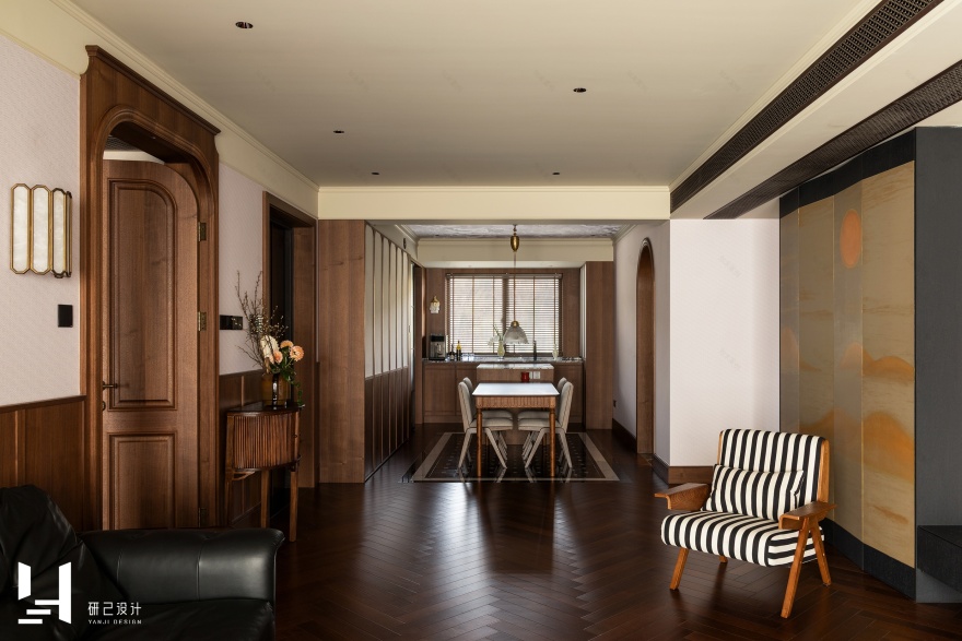 研己实景 · 中式的另一种可能性,150平华丽的复古东方之家丨中国芜湖丨研己设计-14