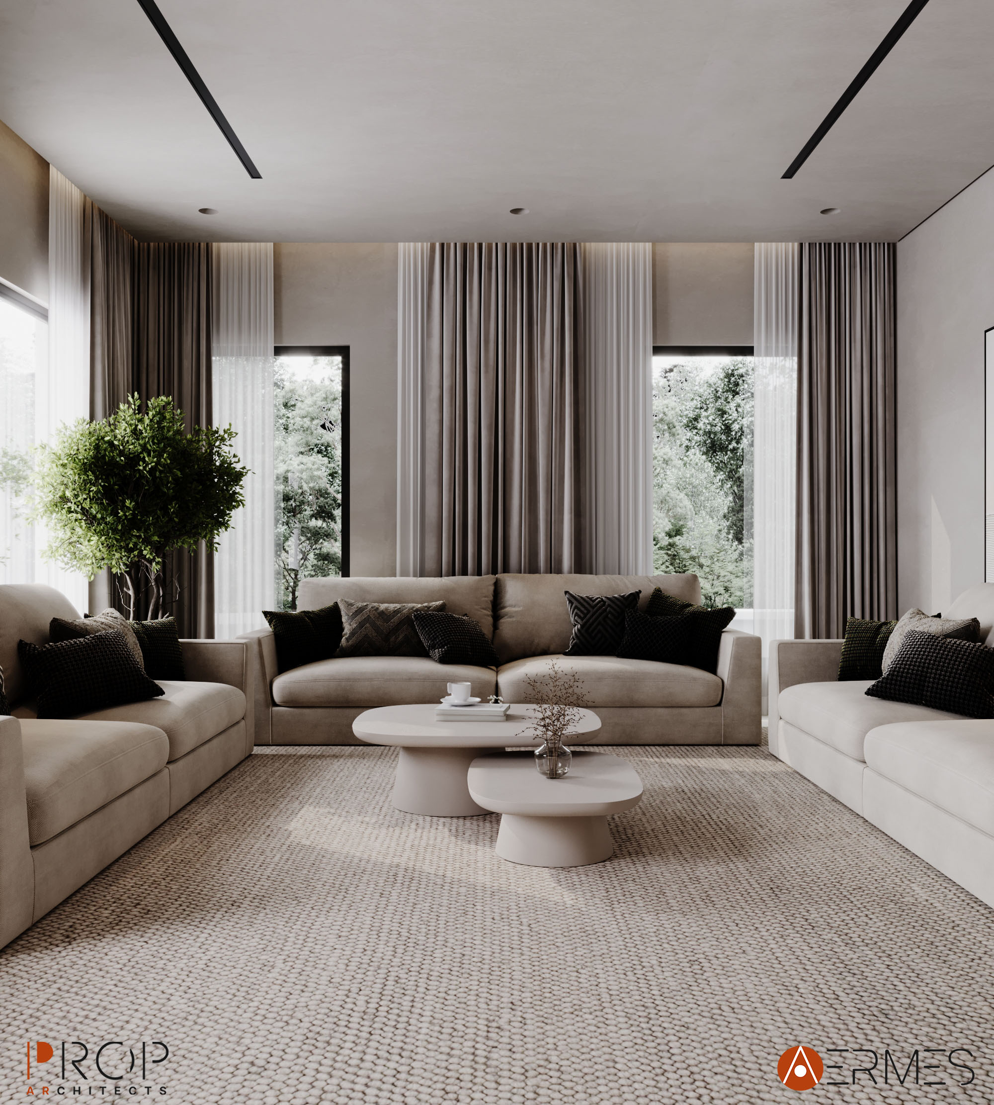 INTERIOR VILLA DESIGN（别墅室内设计）丨沙特阿拉伯吉赞丨PROP & AERMES ARCHITECTS-9
