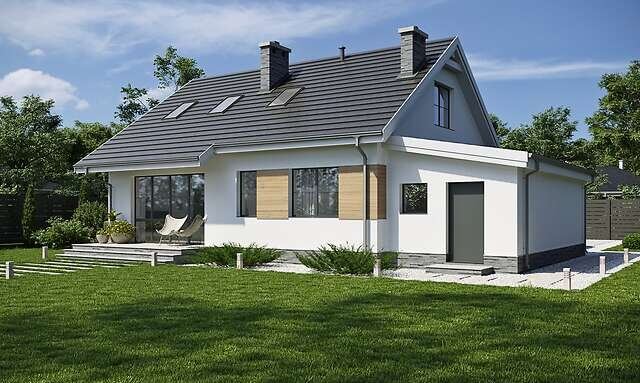 现代带阁楼房屋项目-3