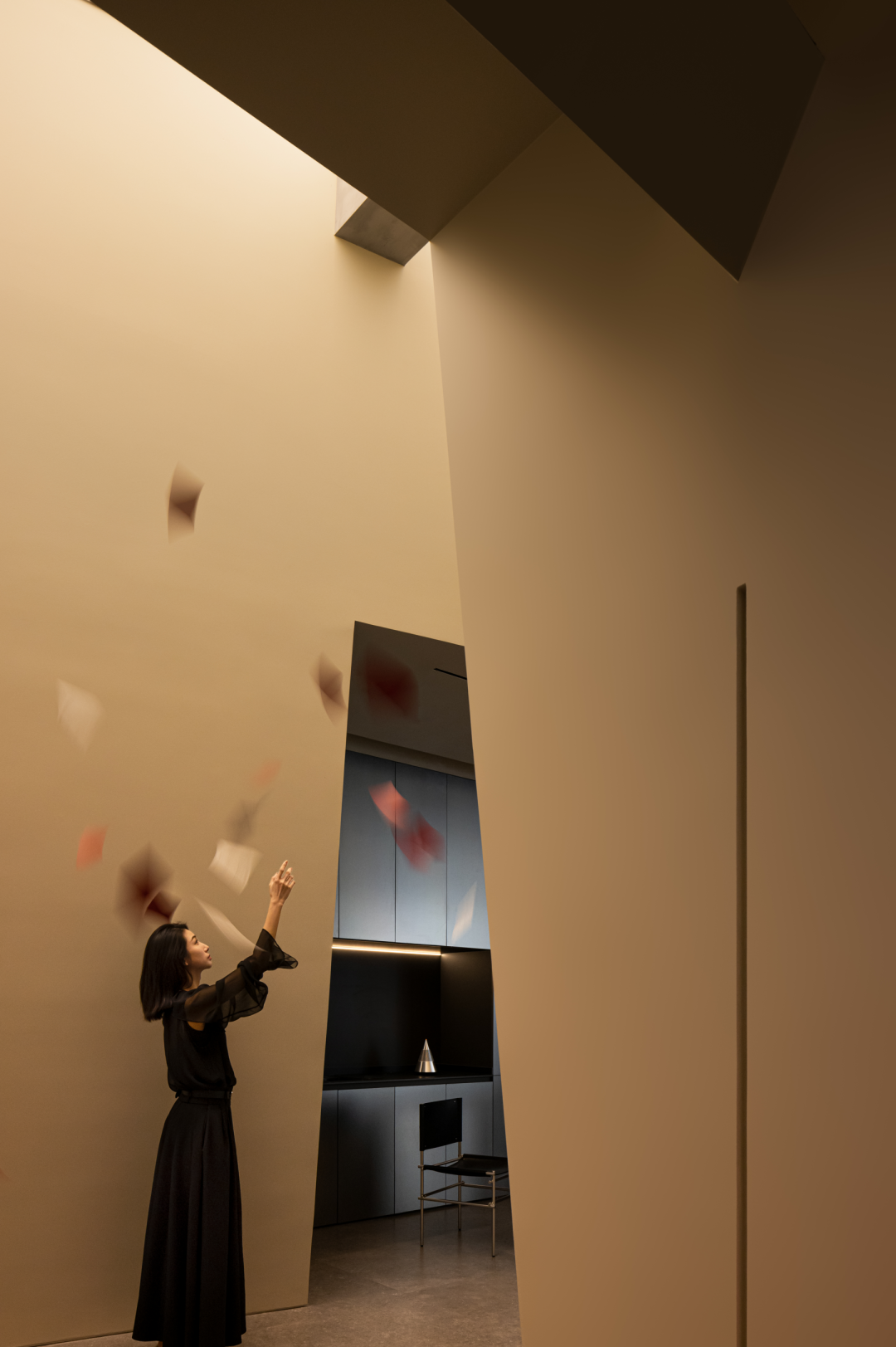 光之峡谷本杰明摩尔涂料展厅丨中国惠州丨质感建筑设计-31