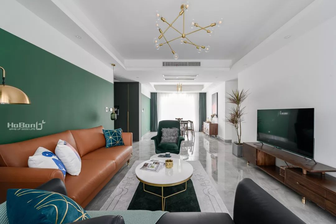 绿地 468·云玺 | 花扮空间 | 152㎡精装改造,森色时光里的生活美学-13