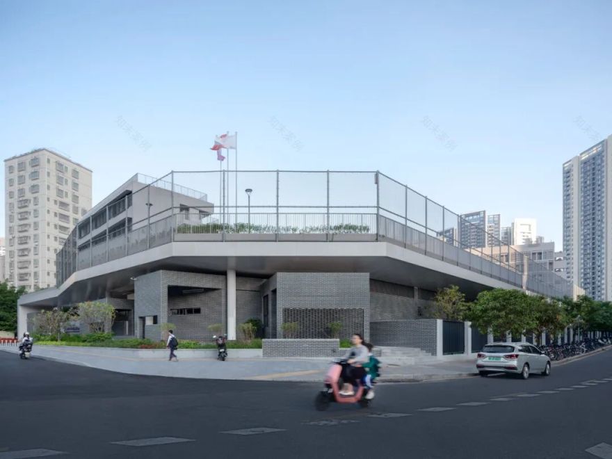 作品推介|立体庭院与开放边界:深圳市龙华高级中学教育集团民治校区-115